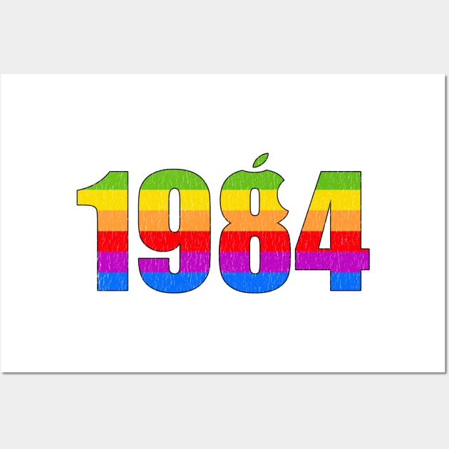 1984 Apple Revolution Wall Art by DreamStatic